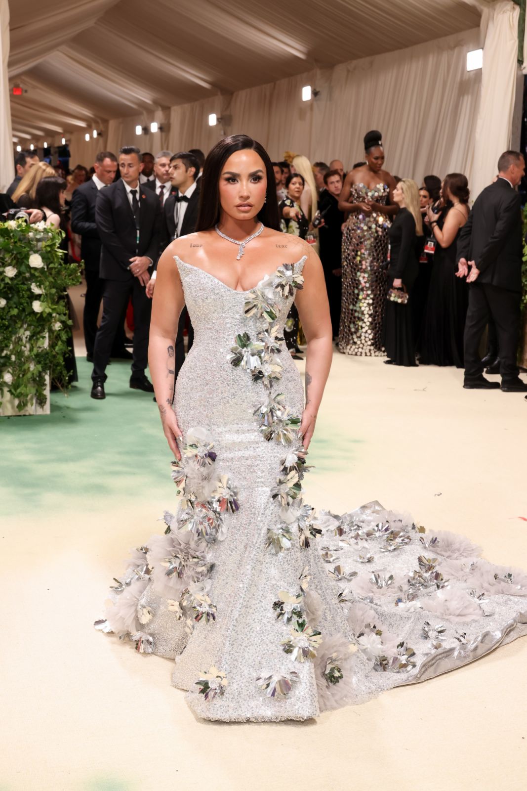 NEW YORK, NEW YORK - MAY 06: Demi Lovato attends The 2024 Met Gala Celebrating "Sleeping Beauties: Reawakening Fashion" at The Metropolitan Museum of Art on May 06, 2024 in New York City. (Photo by John Shearer/WireImage)