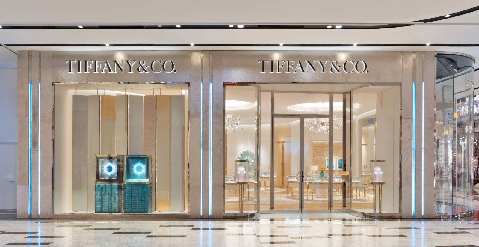 The first of three Tiffany & Co. stores within the Asia region to feature designs by architect Peter Marino (Photo: Tiffany & Co.)