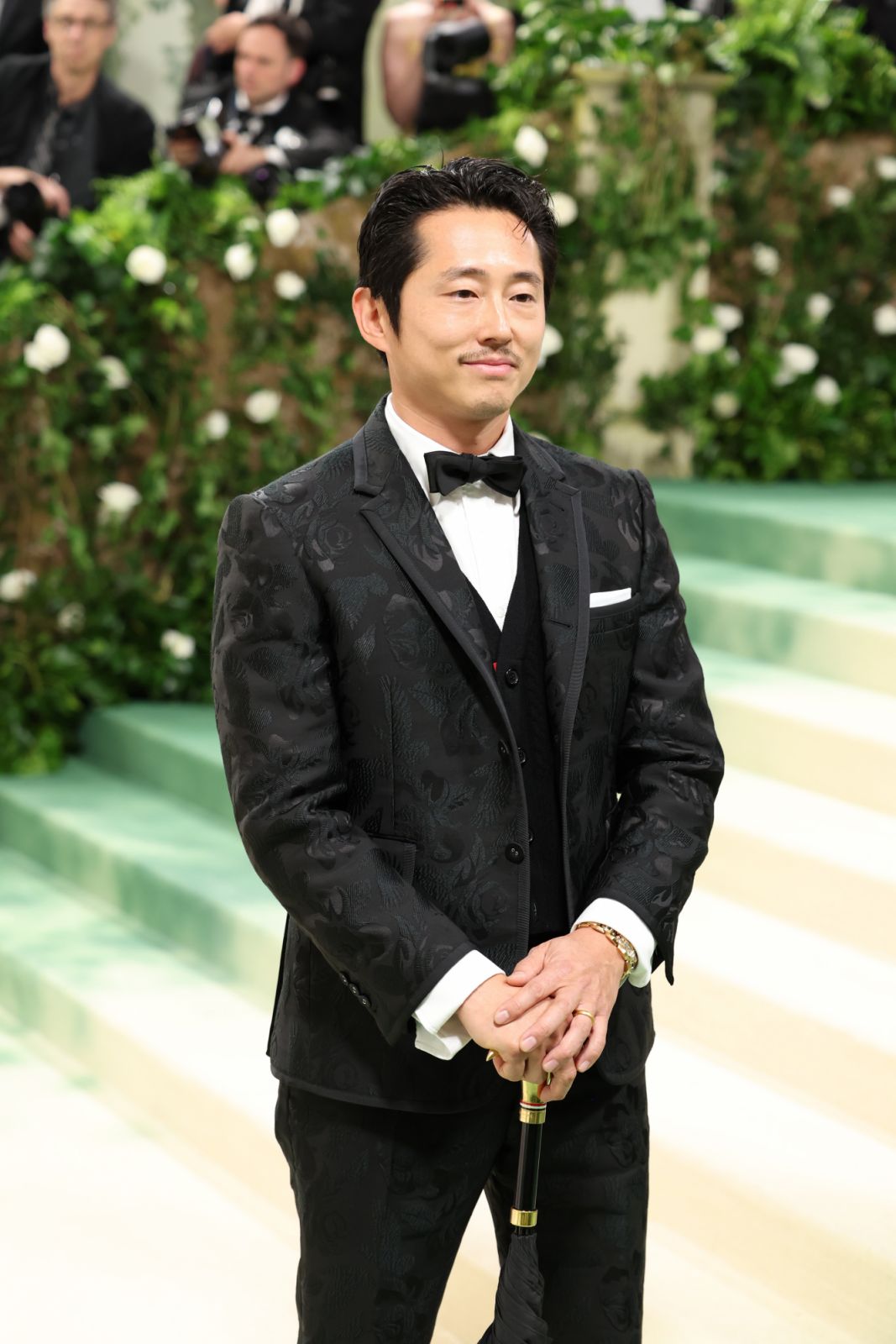 Steven Yeun in Cartier (Photo: courtesy of Aliah Anderson/Getty Images)