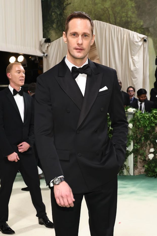 Alexander Skarsgård สวมนาฬิกา Hublot ที่งาน Met Gala 2024 (ภาพ: Getty Images)