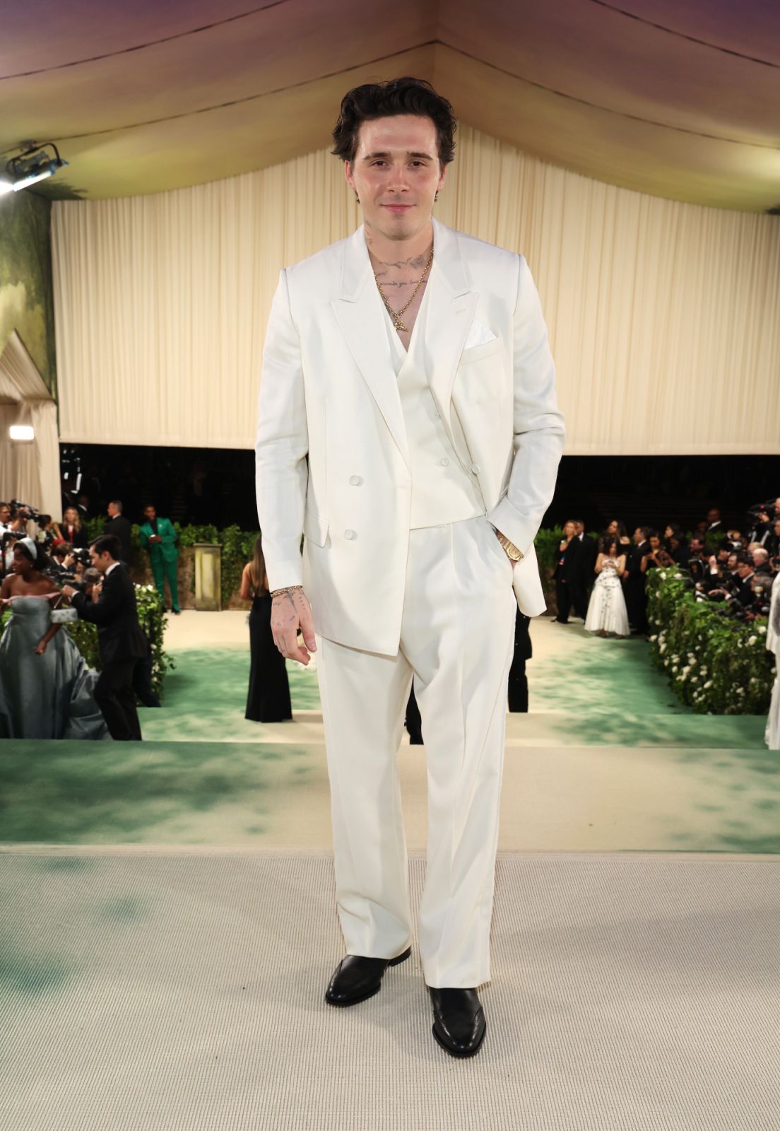 Brooklyn Peltz Beckham สวม Piaget Polo 79 ที่งาน Met Gala 2024 (ภาพ: Getty Images)