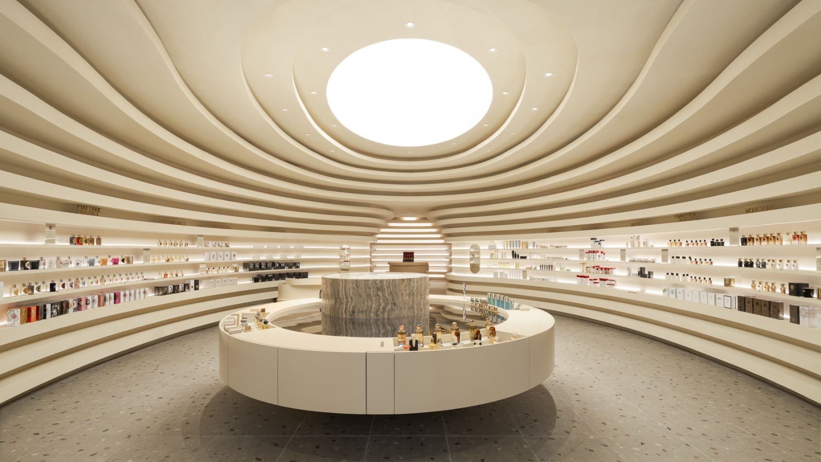 The luminous sanctuary reminiscent of an abstract cove (Photo: David Yeow)