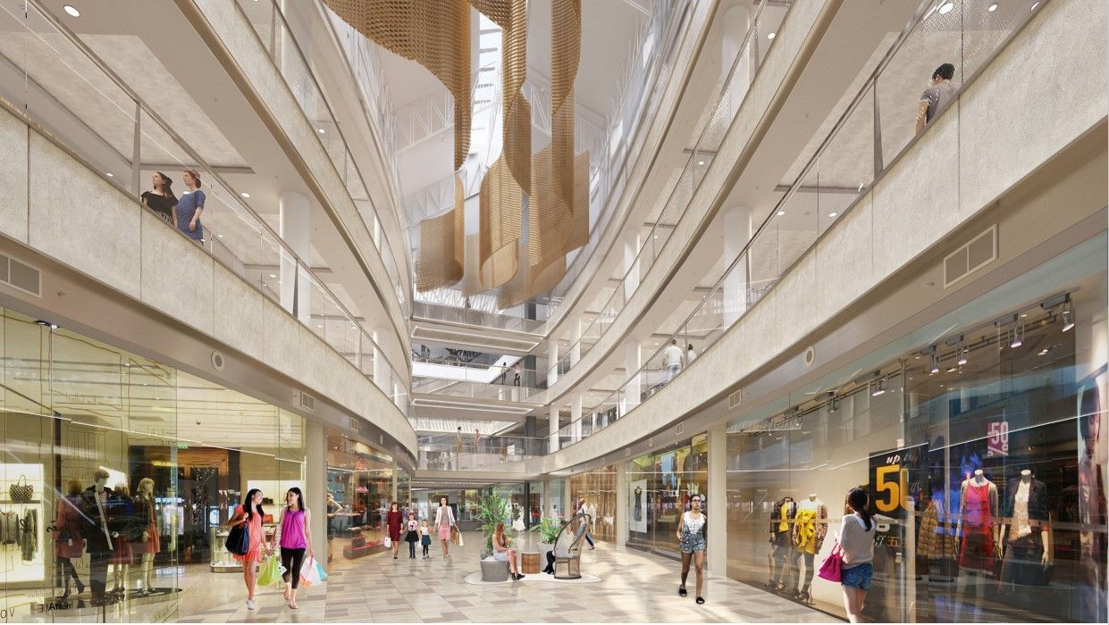 Ayala Center Cebu interiors (Artist's perspective; Photo: Courtesy of Ayala Malls)
