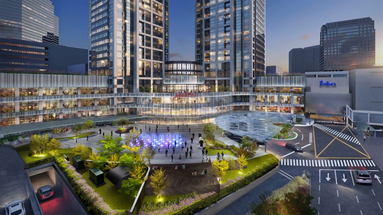 Glorietta 4 at night (Artist's perspective; Photo: Courtesy of Ayala Malls)