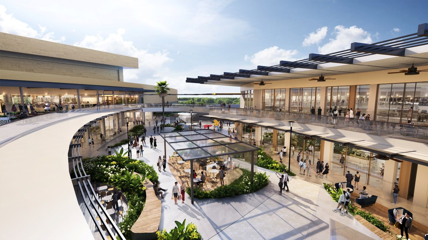 Trinoma's L3 garden (Artist's perspective; Photo: Courtesy of Ayala Malls)