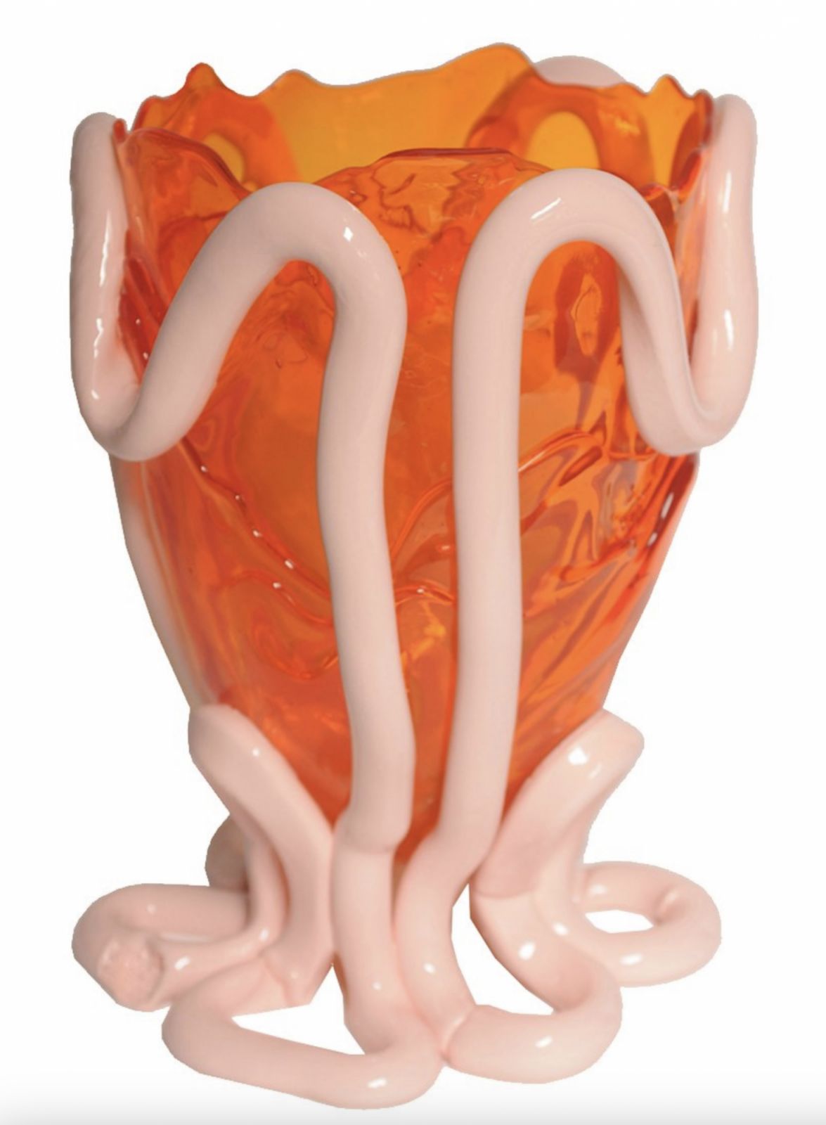 Vase in soft resin by Gaetano Pesce for his Fish Design collection