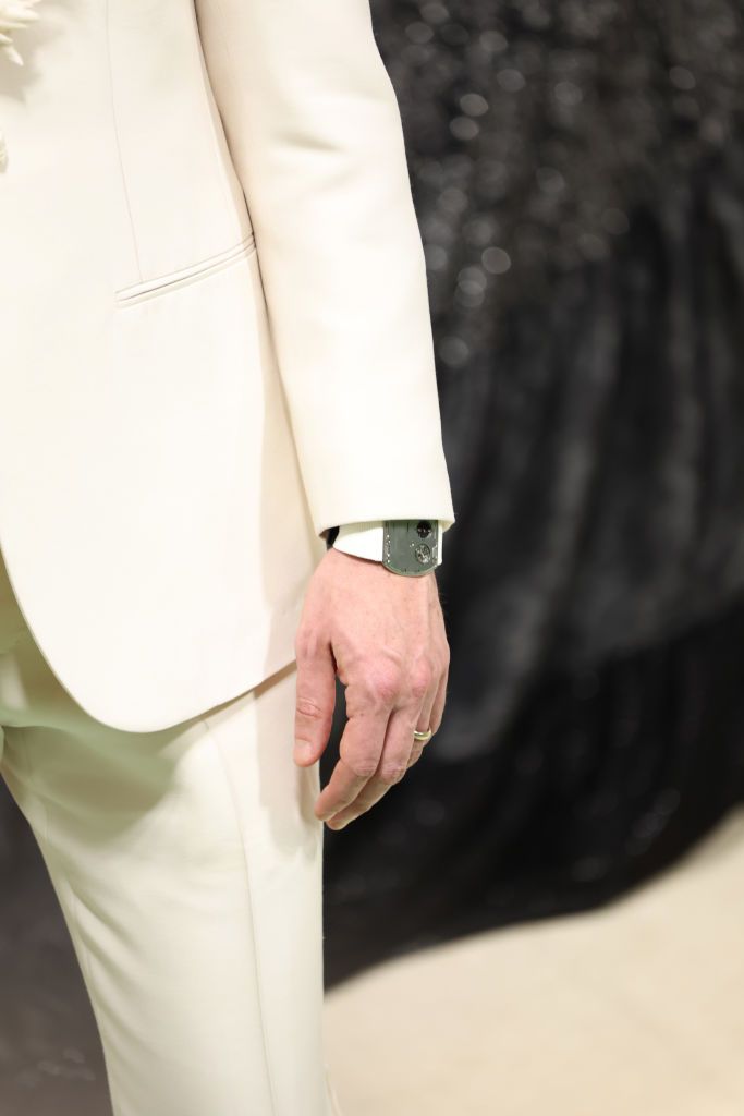 NEW YORK, NEW YORK - MAY 06: Jeremy Strong attends The 2024 Met Gala Celebrating "Sleeping Beauties: Reawakening Fashion" at The Metropolitan Museum of Art on May 06, 2024 in New York City. (Photo by Aliah Anderson/Getty Images)