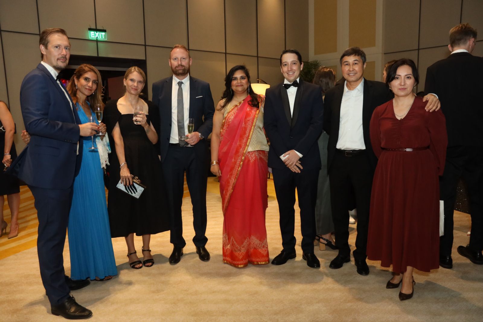 Martin and Miriam Jaer, Mr. & Mrs. Meindl, Naeeda Crishna and David Morgado, Serik Zharkinbayev & Ainur Zhandarbekova
