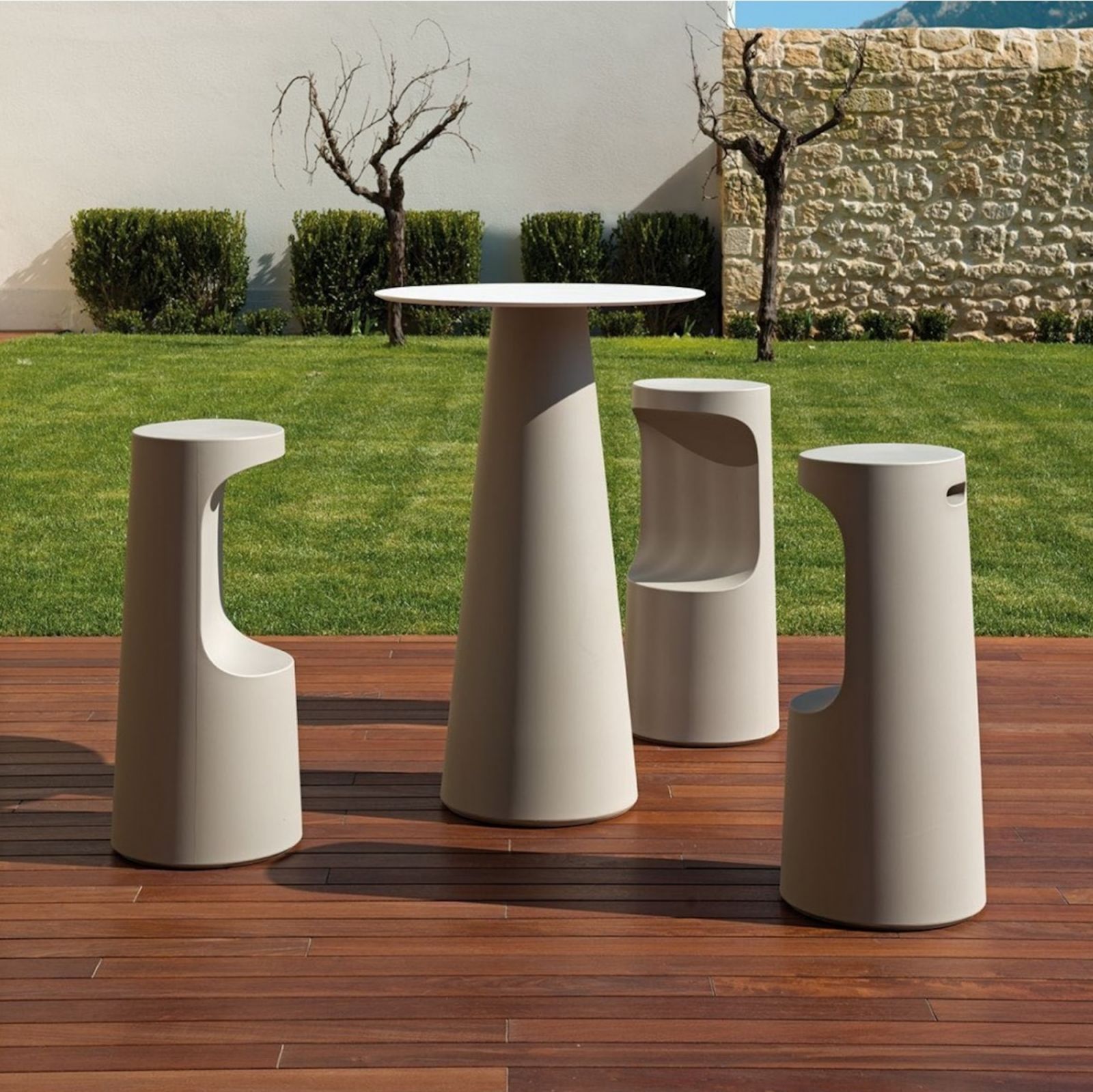 Plust’s stools from the Fura Collection (Photo: Plust)