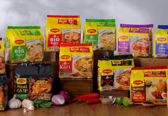Packets of Maggi’s instant noodles (Photo: Maggi Malaysia)