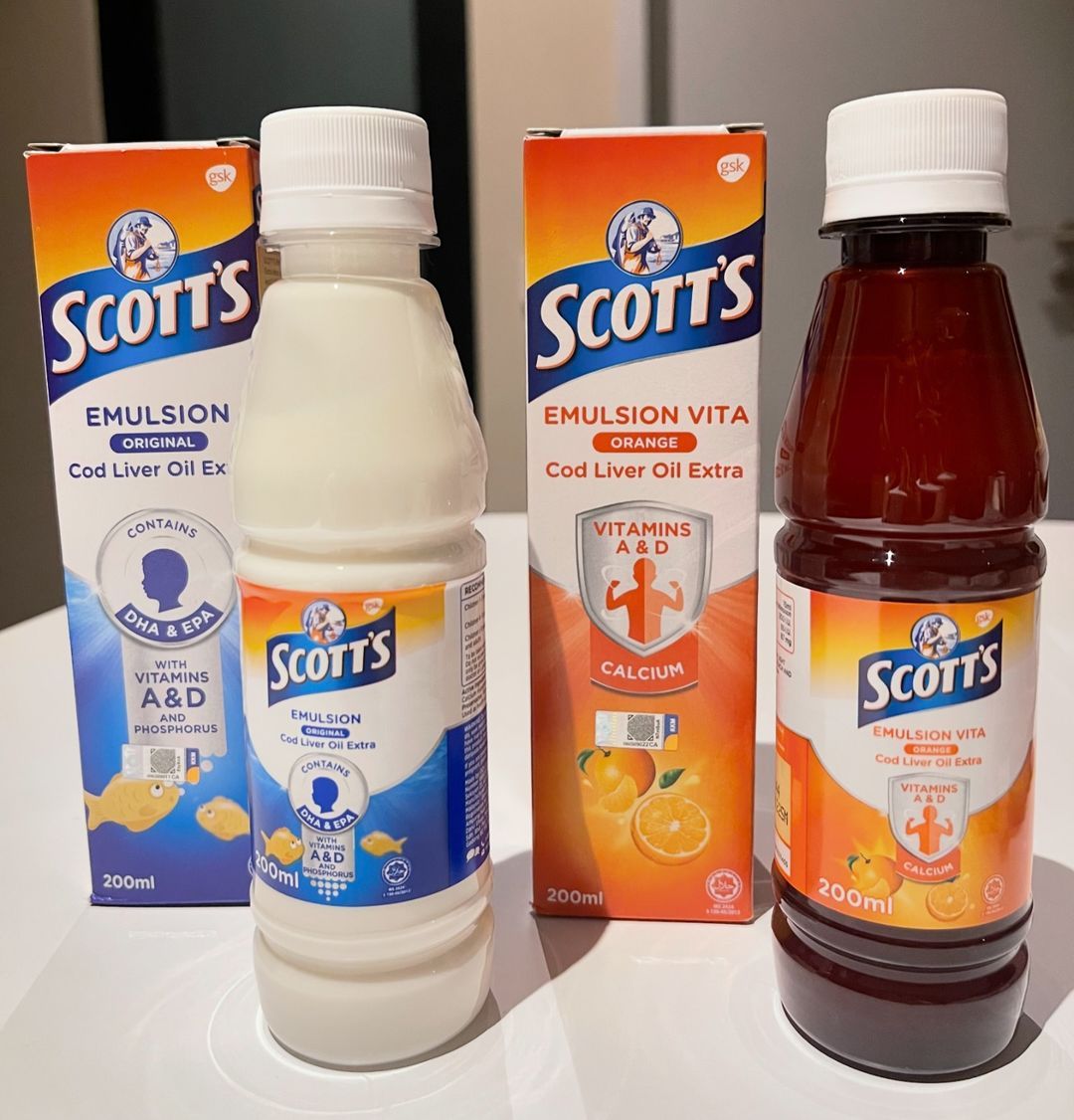 Two flavours of Scott’s Emulsion (Photo: Instagram / @jessica_jastip)