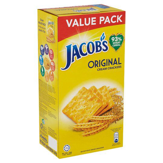 A box of Jacob’s cream crackers (Photo: Lotus’s)