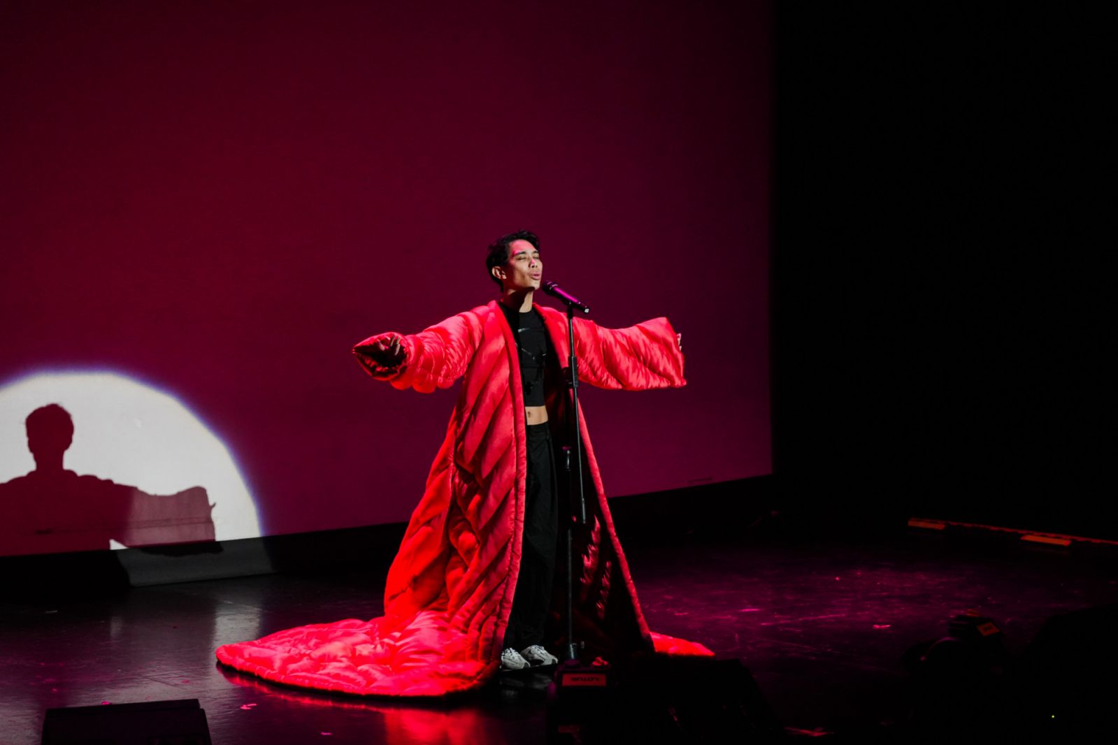 Marina Summers' day starts as soon as she stepped on stage to rehearse for her show at New Frontier Theater