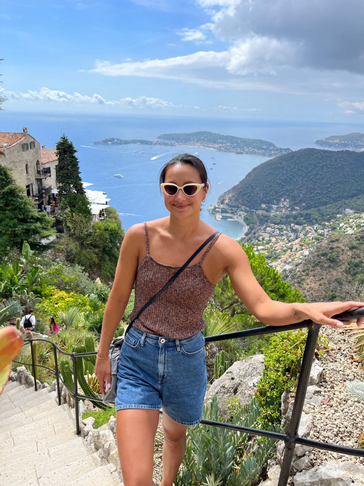 Camille Cheng in Exotic Garden of Eze, France (Photo: courtesy of Camille Cheng)
