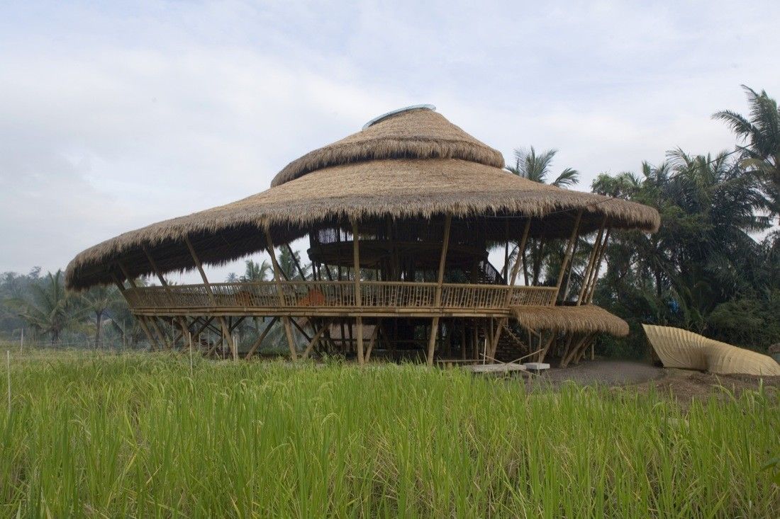 The humble bamboo structure of Green School Bali (Photo: Courtesy of PT Bambu)