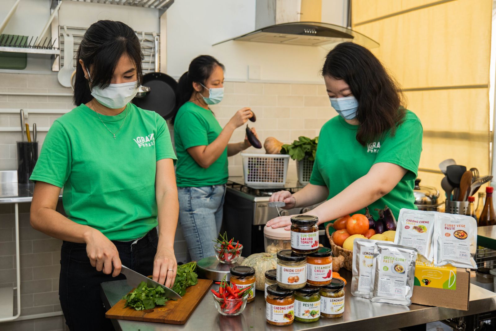 Wan says her team is focused on growing their catering services through building a dedicated central kitchen, enabling them to upscale their rescue efforts (Photo: Saving Graze)