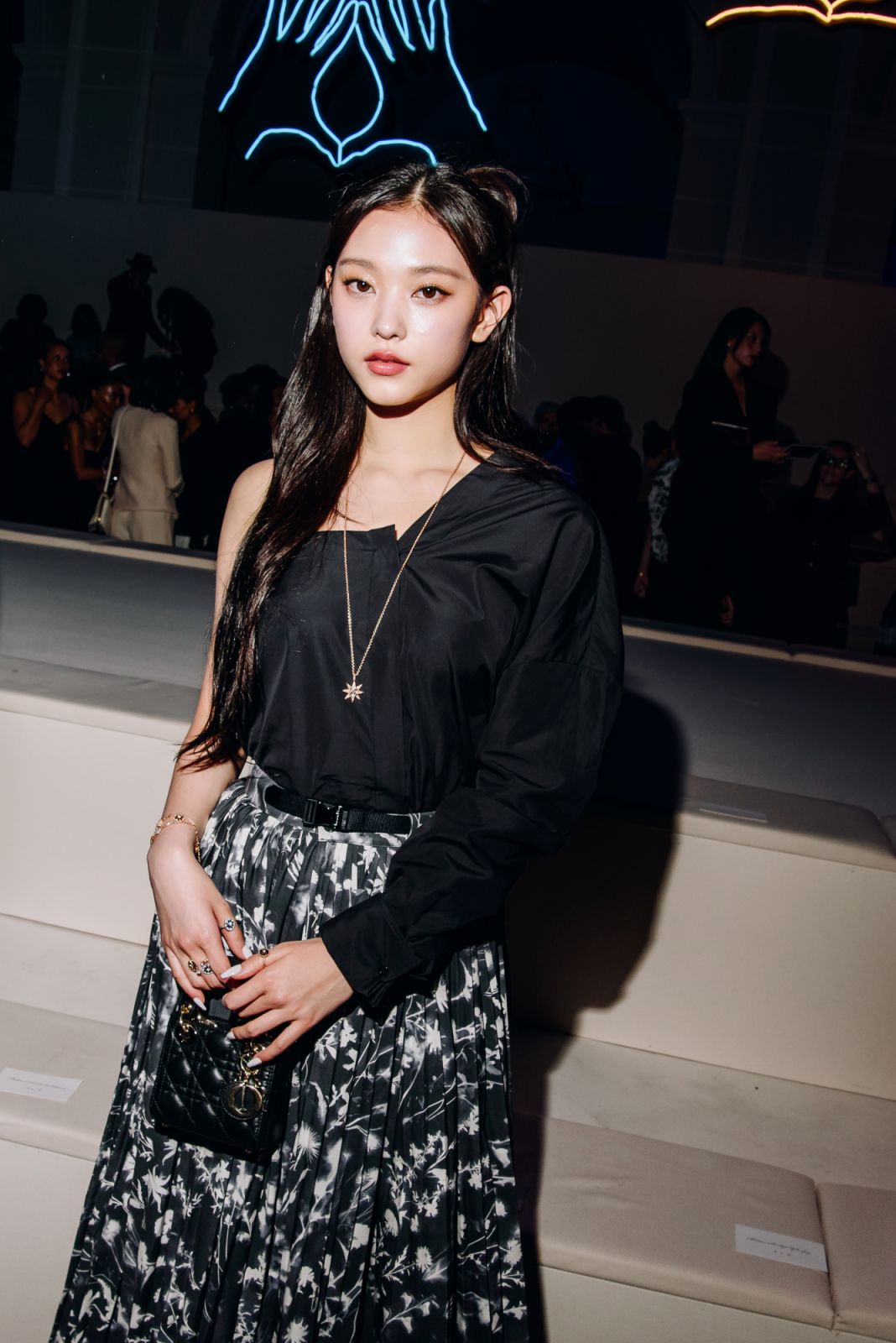 Haerin at Dior Pre-Fall 2024 Show held at the Brooklyn Museum on April 15, 2024 in New York (Photo: Nina Westervelt / WWD via Getty Images)