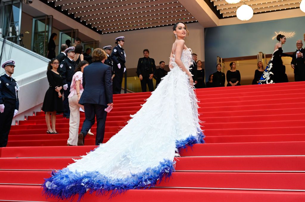 CANNES, FRANCE - MAY 14: Cinta Laura Kiehl attends "Le DeuxieÌme Acte" ("The Second Act") Screening & opening ceremony red carpet at the 77th annual Cannes Film Festival at Palais des Festivals on May 14, 2024 in Cannes, France. (Photo by Stephane Cardinale - Corbis/Corbis via Getty Images)