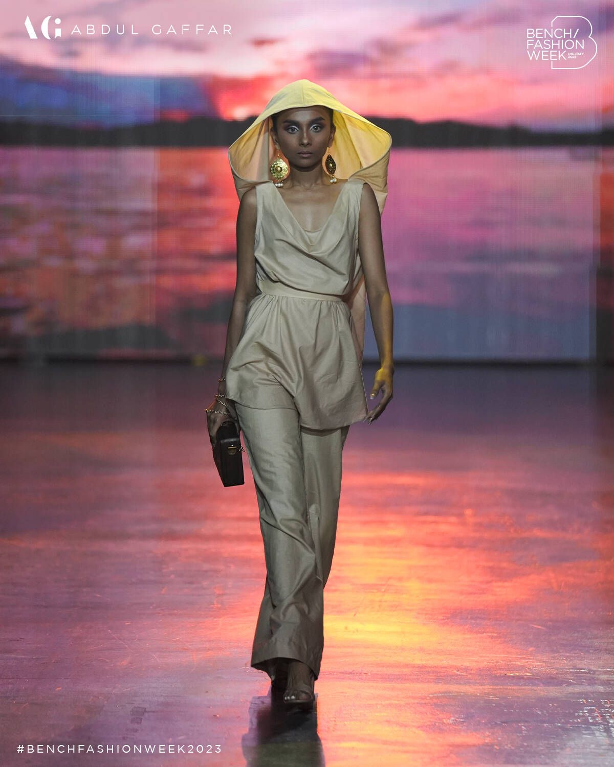 An outfit by Abdul Gaffar