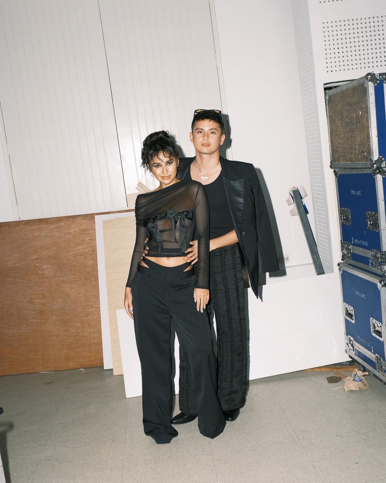 Issa Pressman and James Reid in head-to-toe Chris Nick