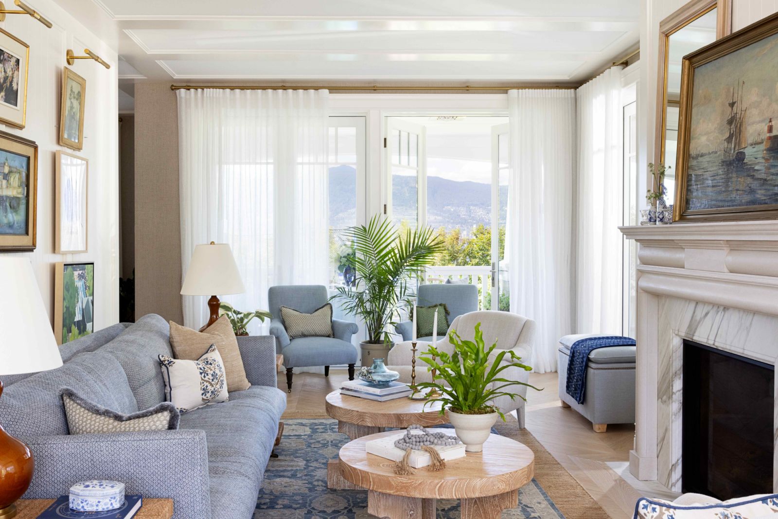 Vintage seaside charm meets timeless elegance by Kelly Deck Design