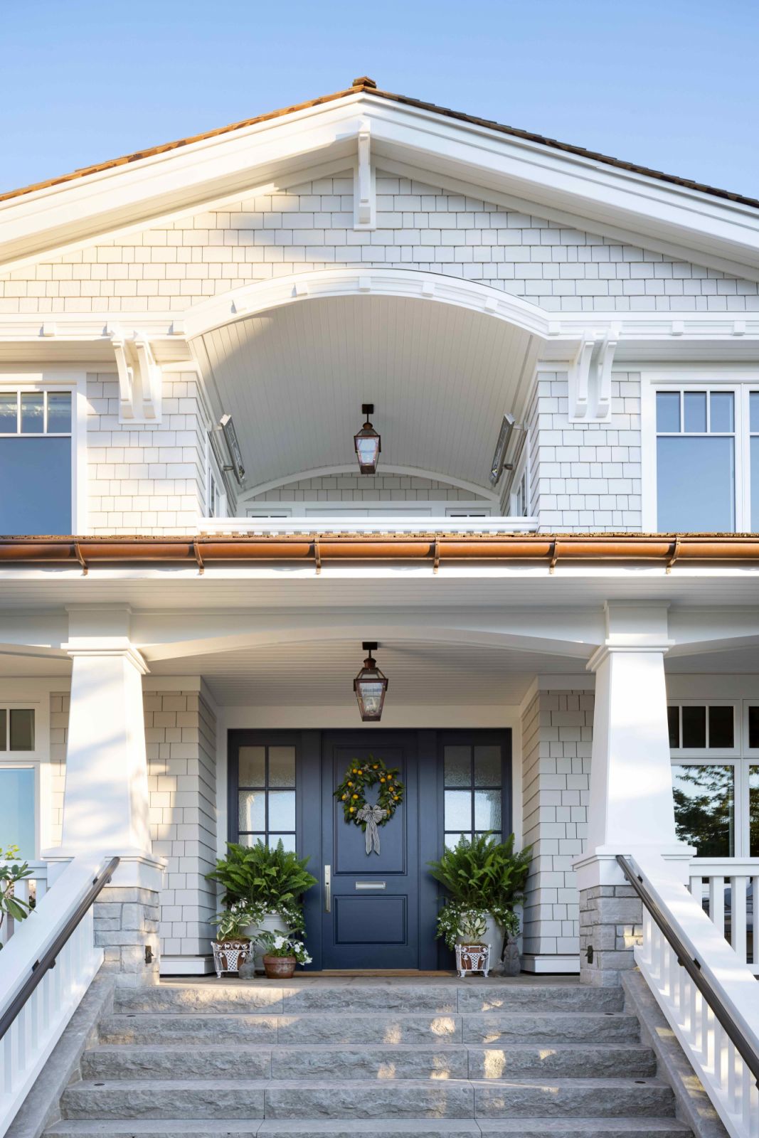 The residence gives off a stately and Southern sensibility