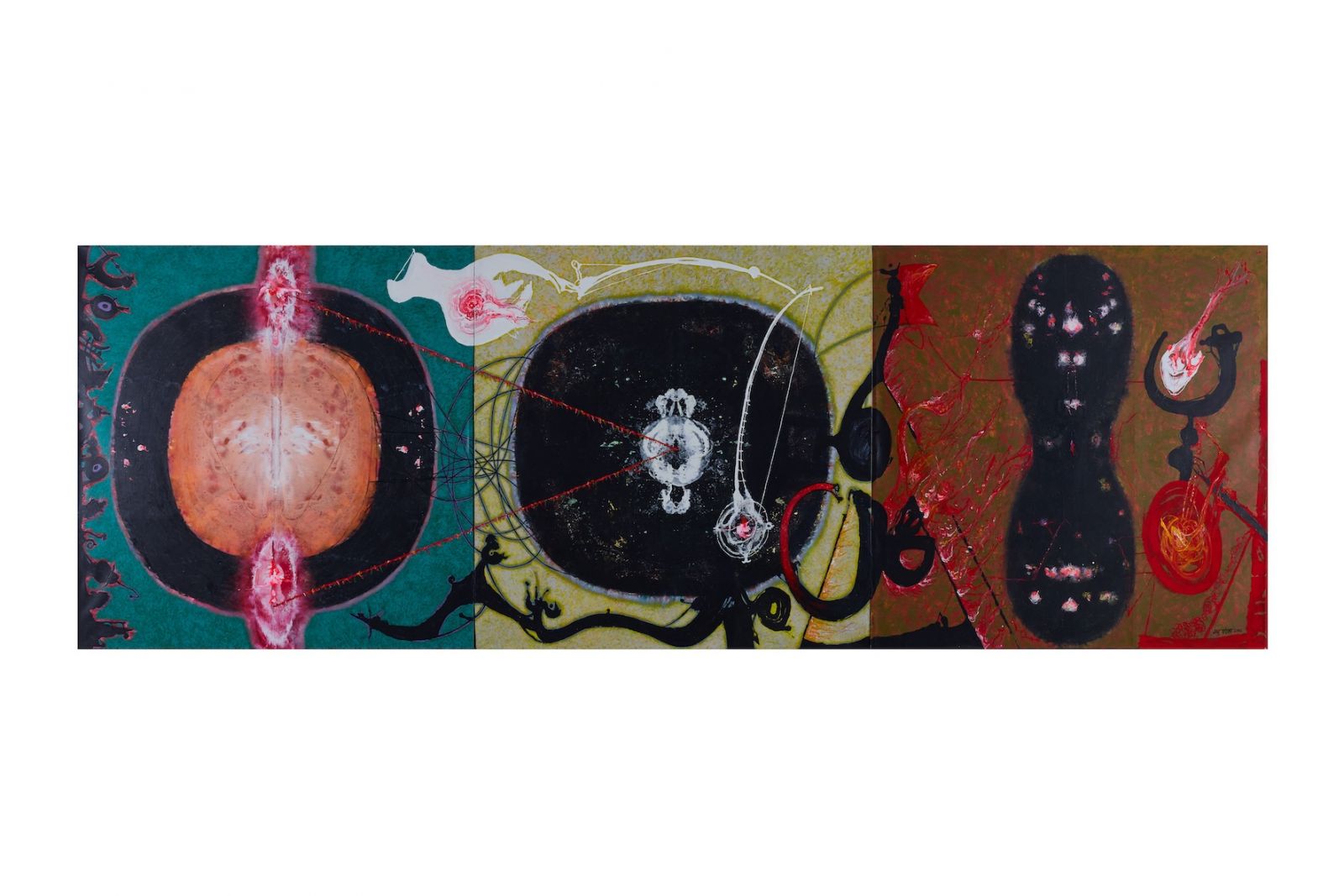 Manu Parekh's "Shiva's Tandav (Fury of Shiva)" (2023) on view in Venice for "Cosmic Garden" (Photo: courtesy the artist)