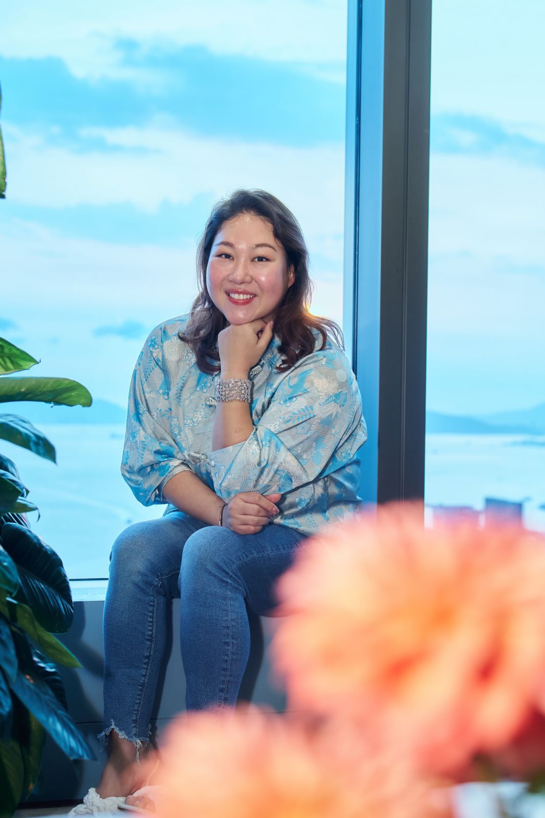 Natalie Chan Kwok with Hearts On Fire jewellery (Photo: courtesy of Hearts On Fire)