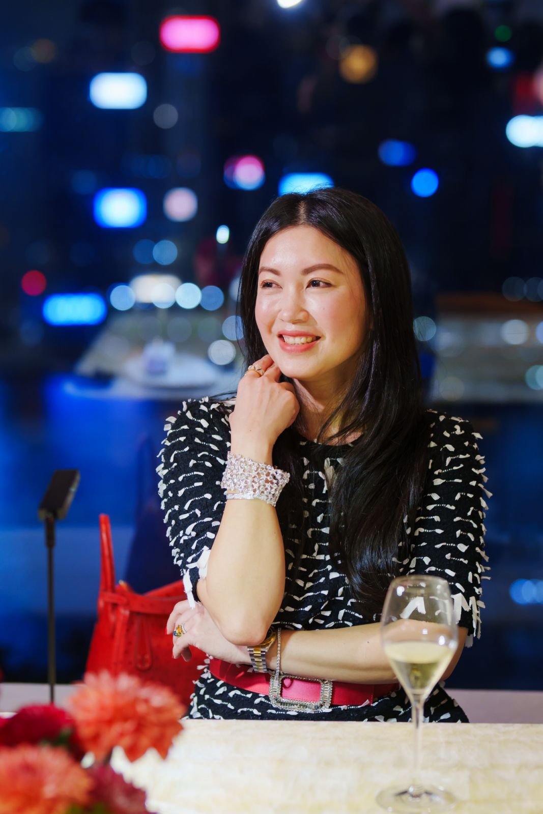 Cassandra Chan with Hearts On Fire jewellery (Photo: courtesy of Hearts On Fire)