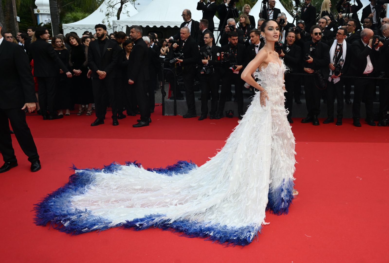 Cinta Laura Kiehl at "The Second Act" screening & Opening Ceremony Red Carpet at the 77th Cannes Film Festival held at the Palais des Festivals on May 14, 2024 in Cannes, France. (Photo by Michael Buckner/Variety via Getty Images)