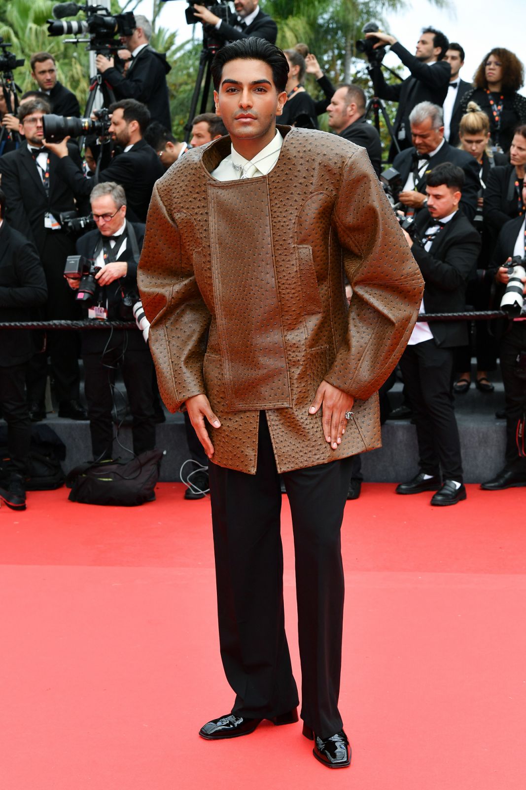 CANNES, FRANCE - MAY 15: Rahi Chadda attends the "Furiosa: A Mad Max Saga" (Furiosa: Une Saga Mad Max) Red Carpet at the 77th annual Cannes Film Festival at Palais des Festivals on May 15, 2024 in Cannes, France. (Photo by Dominique Charriau/WireImage)