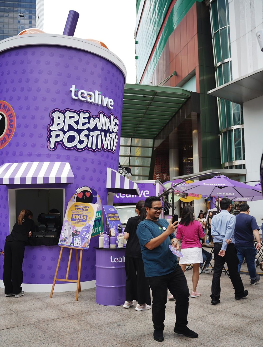 Tealive’s experiential event at Lot 10, Bukit Bintang (Photo: Tealive)