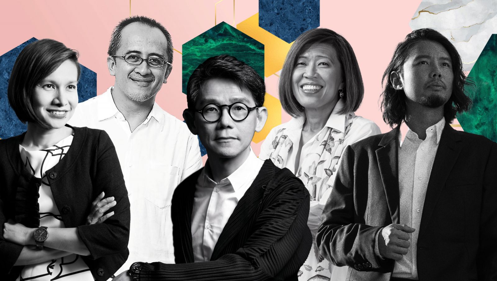 The jury panel of the 2024 edition of Tatler Homes Design Awards - Malaysia, (from left) Bee Eu Tan of BETA Architects, Andra Matin of Andramatin, Lai Siew Hong of Blu Water Studio, Lillian Tan of Veritas Design Group, Shin Tseng of Urban Agenda Design Group