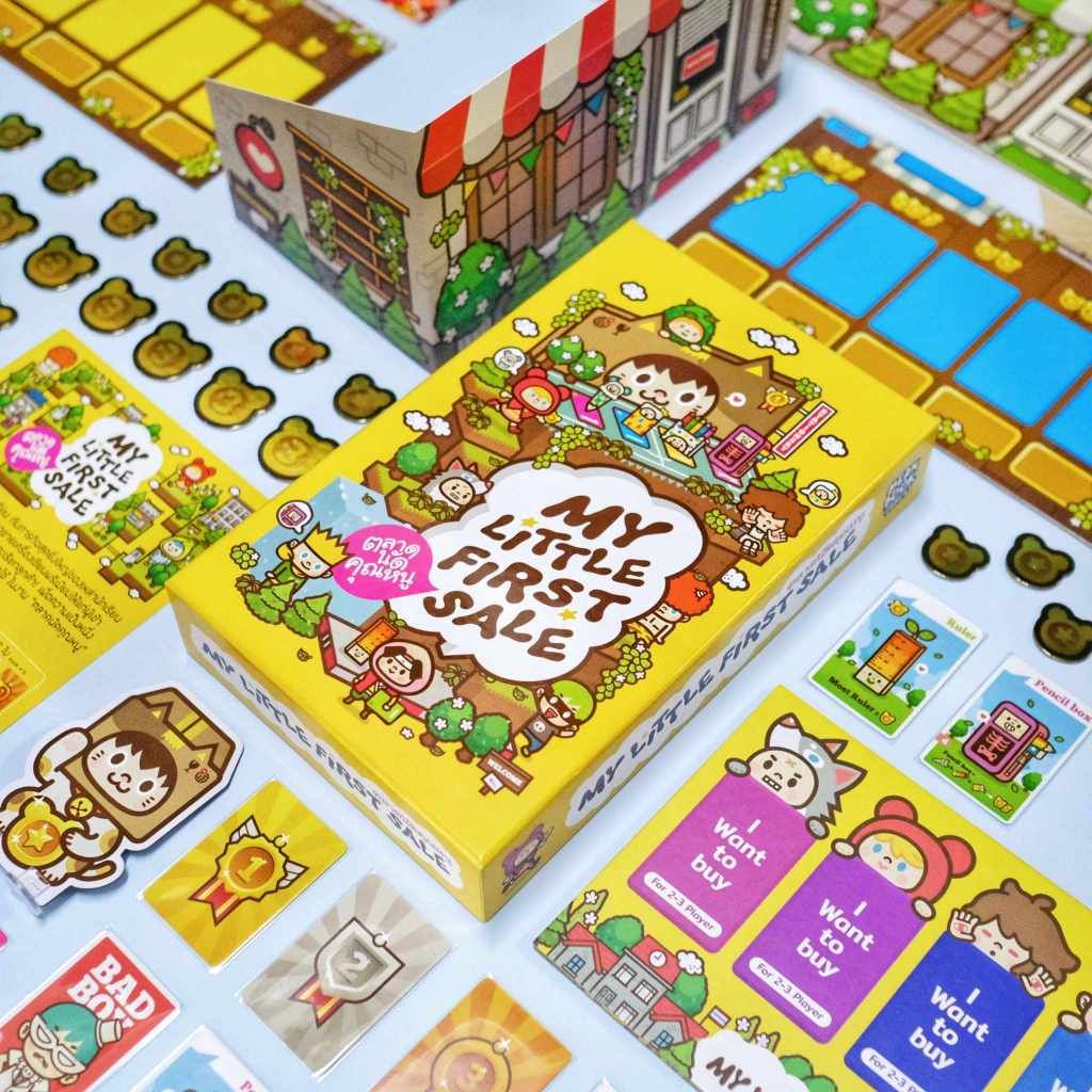 บอร์ดเกม My Little First Sale ตลาดนัดคุณหนู โดย MeanBook Board Game