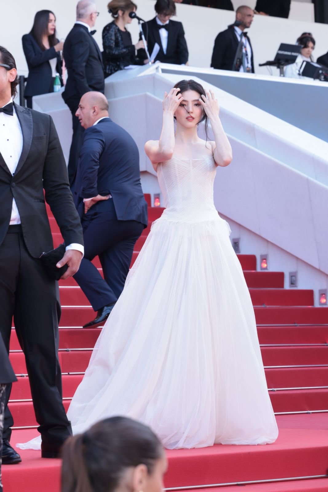 CANNES, FRANCE - MAY 19: South Korean actress/model Han So-hee attends the screening of film 'Horizon: An American Saga' during the 77th Annual Cannes Film Festival at Palais des Festivals on May 19, 2024 in Cannes, France. (Photo by VCG/VCG via Getty Images)
