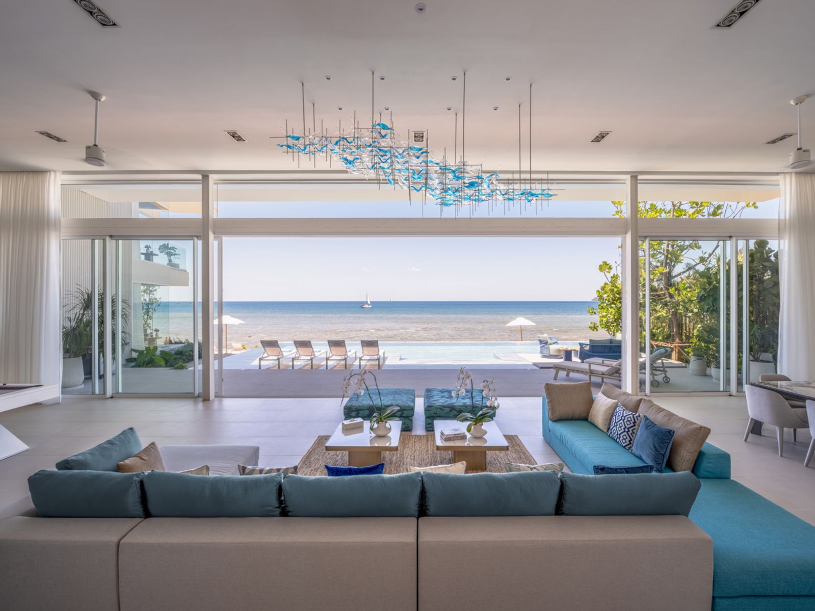 living room beachfront