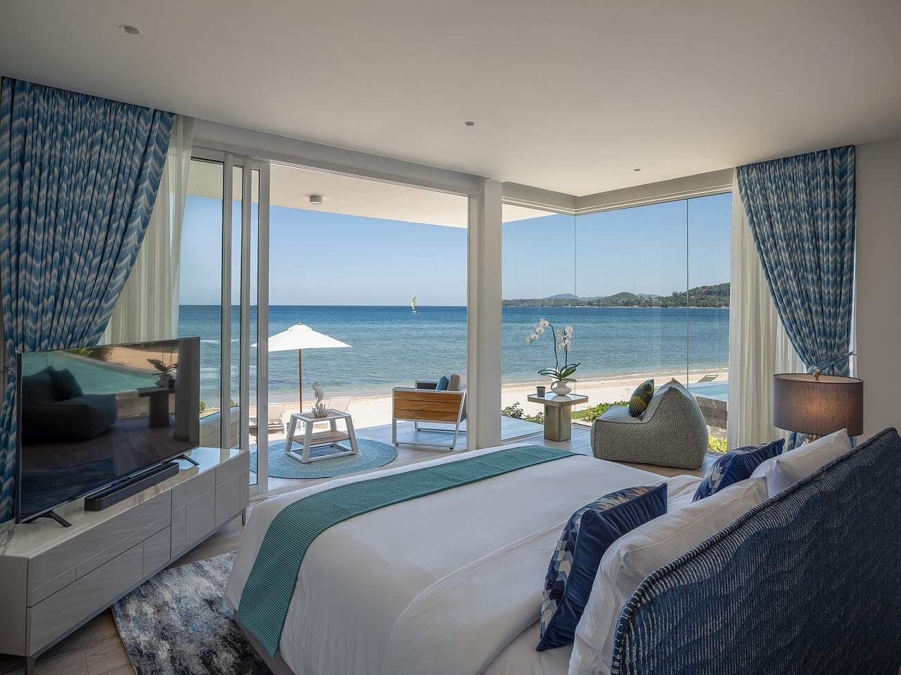 Phuket bedroom beachfront
