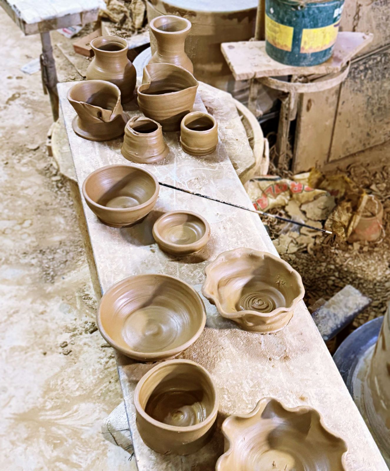 Beginner creations at Philippine Ceramics | Photo by: Adi Bontuyan