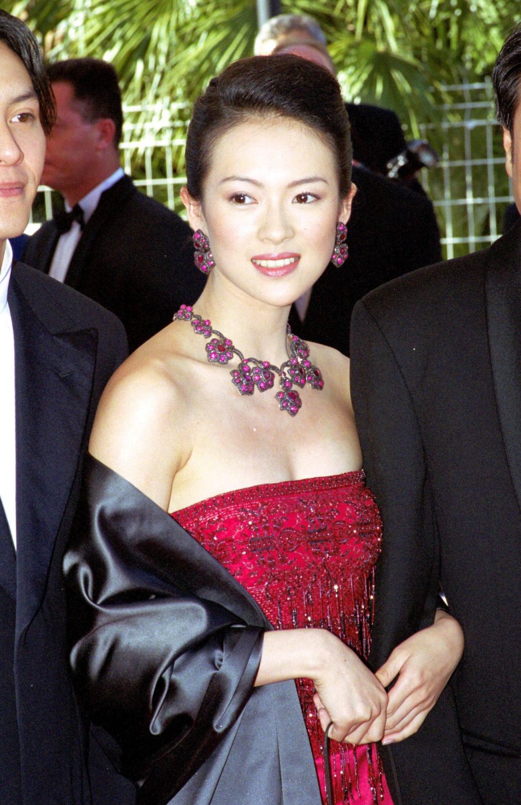 Zi Yi Zhang during 53rd Cannes Film Festival - The Red Carpet at Palais des Festivals in Cannes, France. (Photo by Toni Anne Barson Archive/WireImage)
