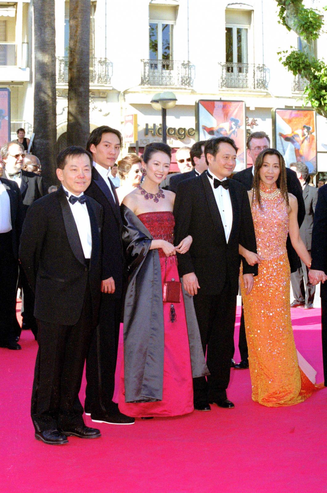 Michelle Yeoh, Ang Lee, Zi Yi Zhang, Chen Chang, Pei-pei Cheng (Photo by Toni Anne Barson Archive/WireImage)