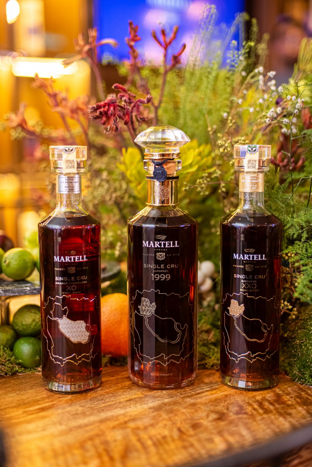 Aged and Vintage Editions of the Single Cru collection (Photo: Martell)