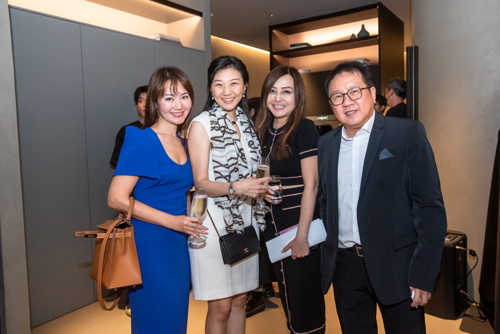 From left: XXX, XXX, V-Zug managing director for Southeast Asia, Angeline Yap, and XXX