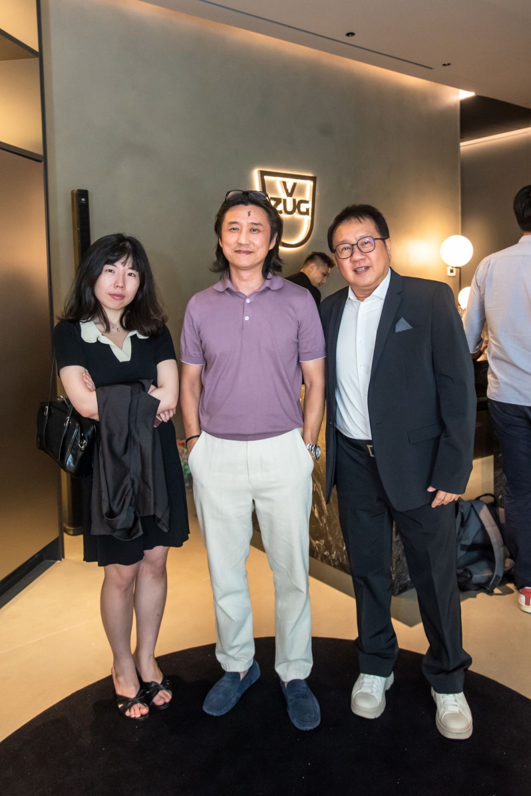From left: XXX, Ed Ong, and XXX