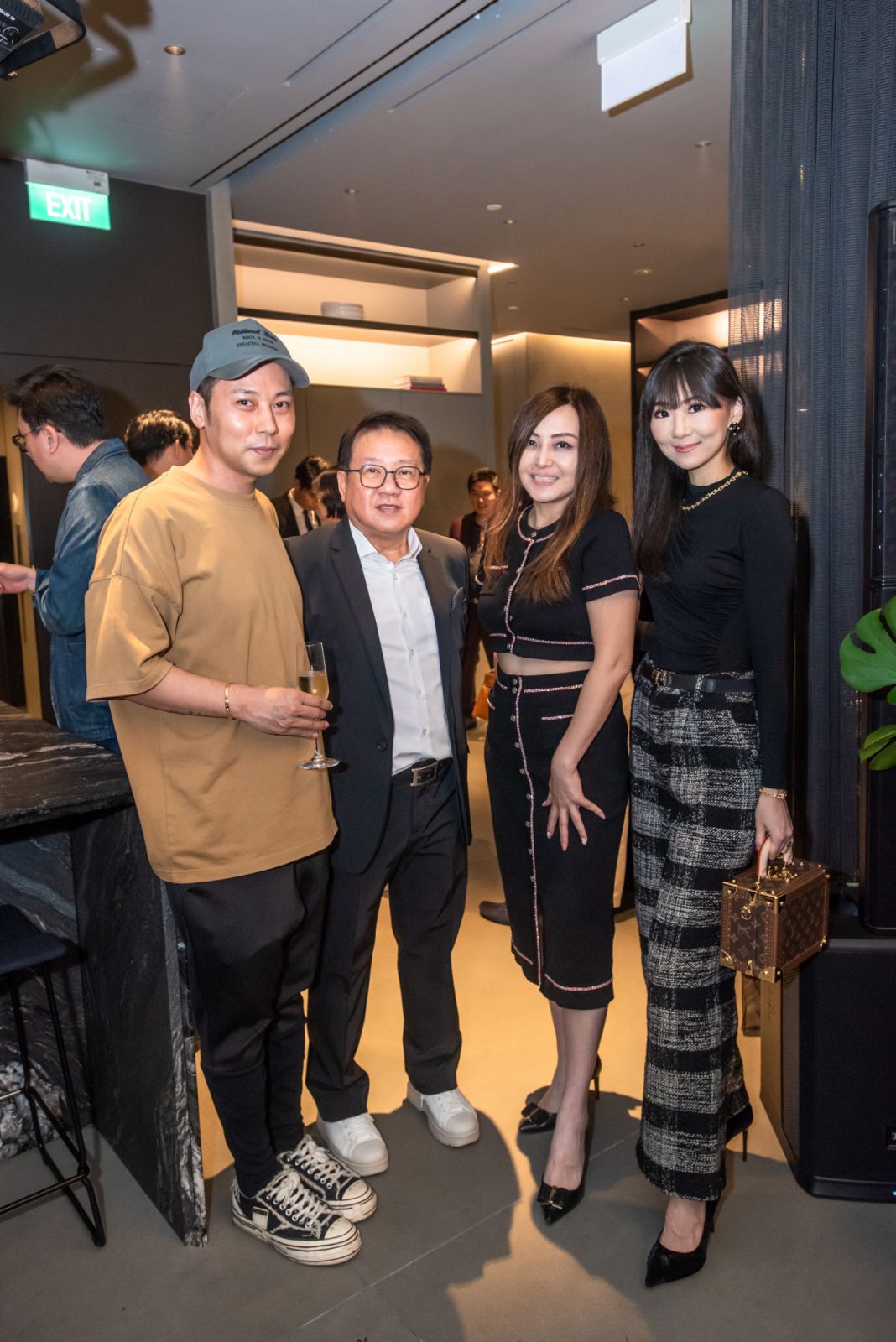From left: XXX, XXX, V-Zug managing director for Southeast Asia, Angeline Yap, and XXX