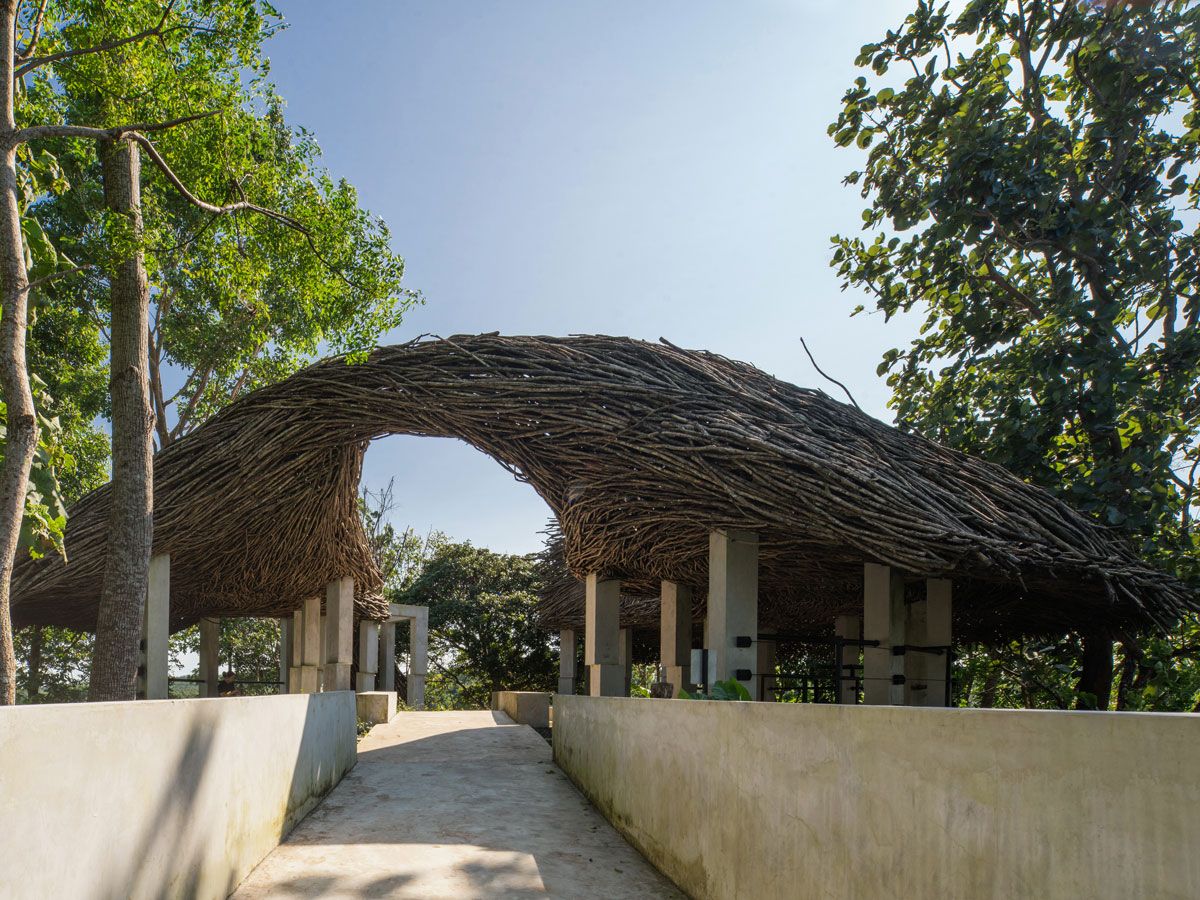 Views of Gumuk Sidul Menul-Menul, a multifunctional public space that has since become a popular tourist destination