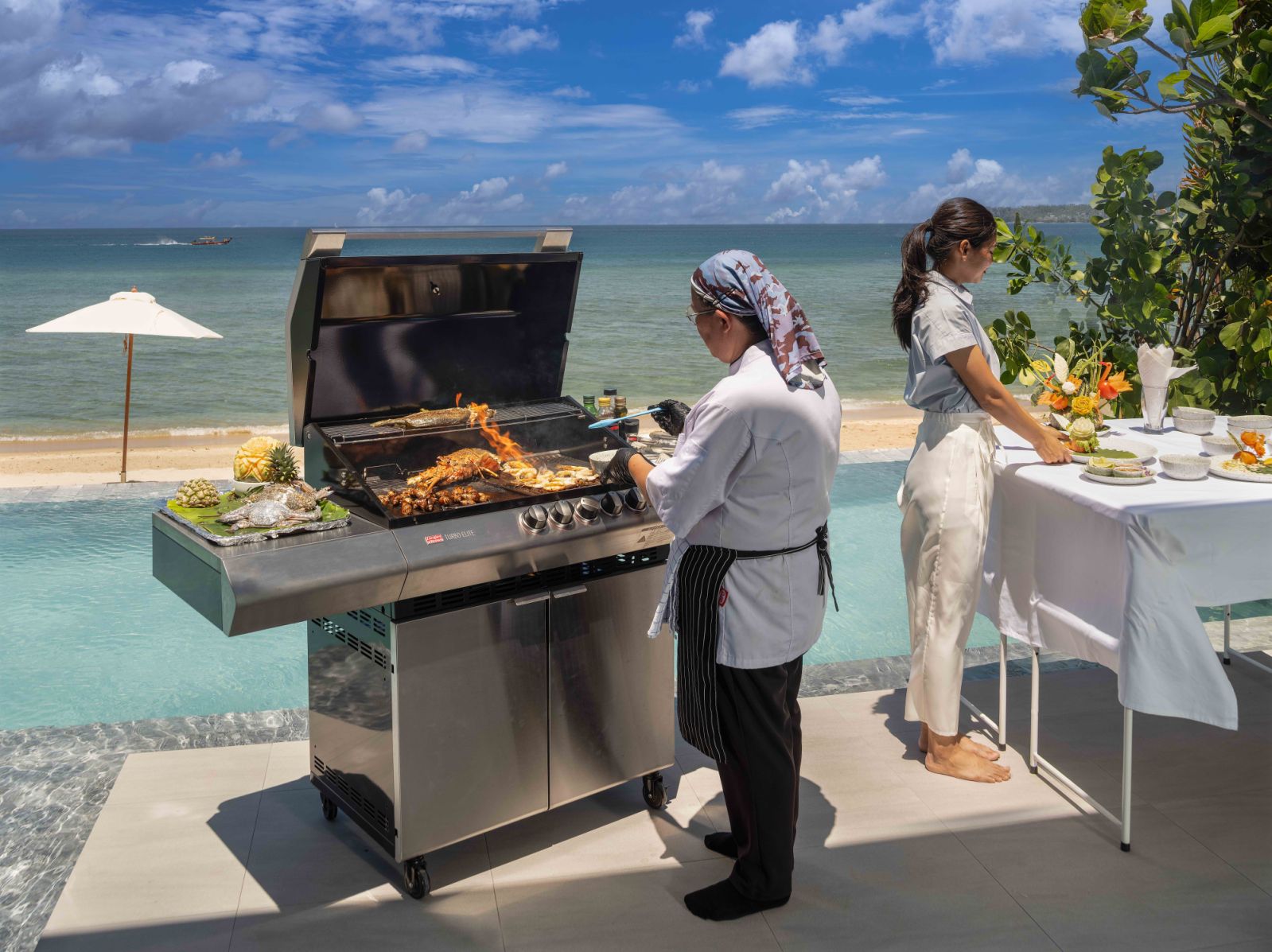 BBQ beachfront