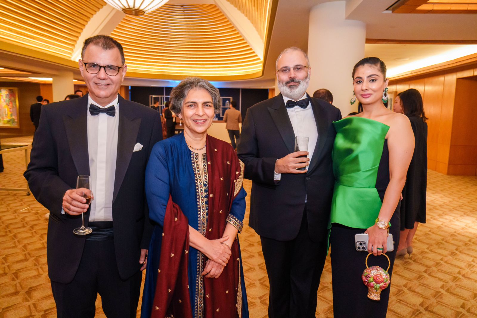 Rahul Goswamy, Vinata Goswamy, Gupreet Dhillon and Nayantara Dhillon