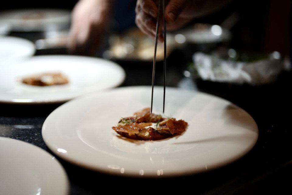 One of the dishes at Locus Native Food Lab