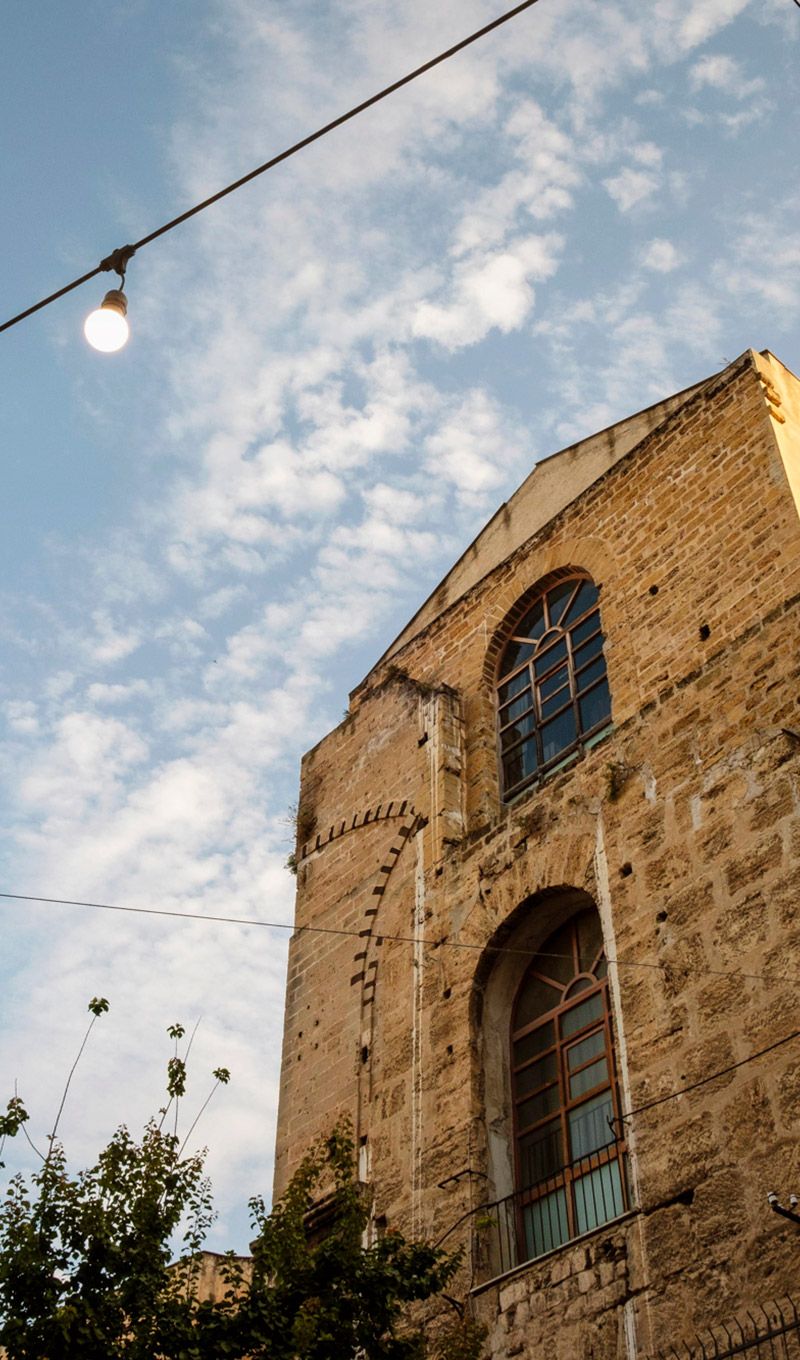 A view of the Cathedral of Palermo, which houses the restaurant