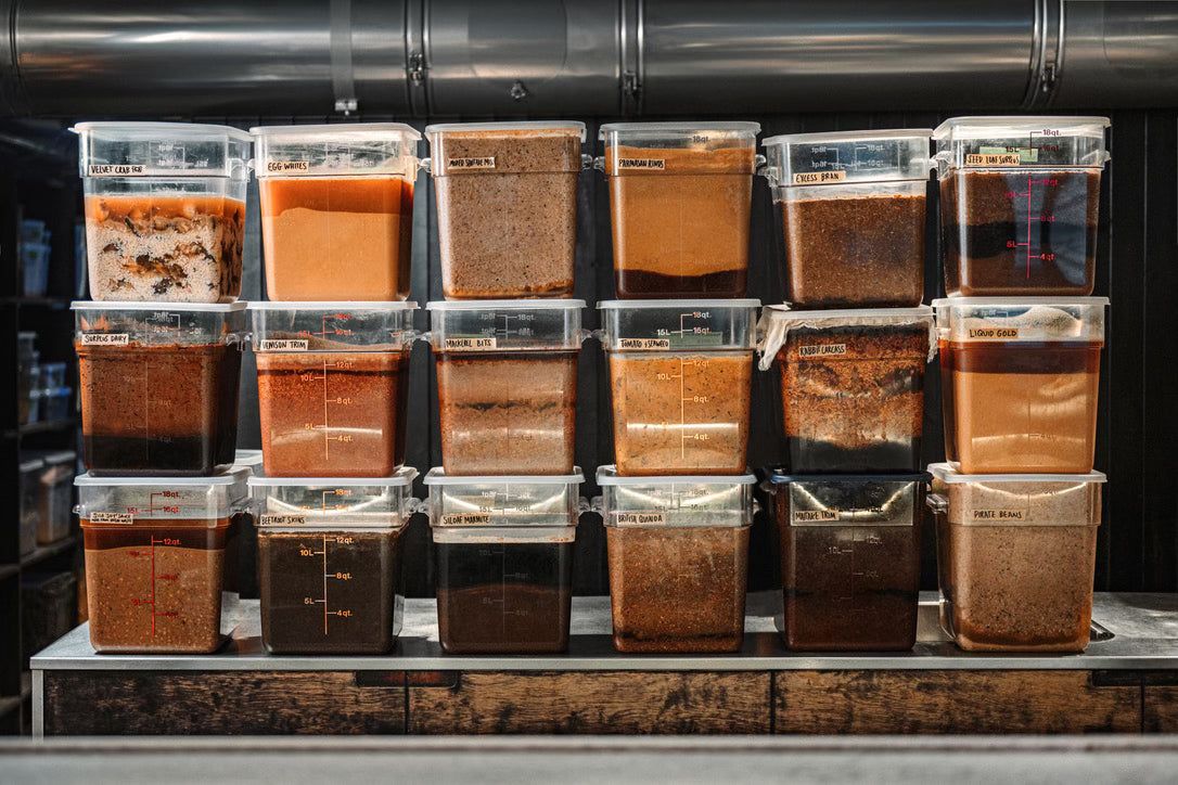 Silo finds a use for every part of every ingredient, from parmesan rinds to egg whites and mackerel pieces